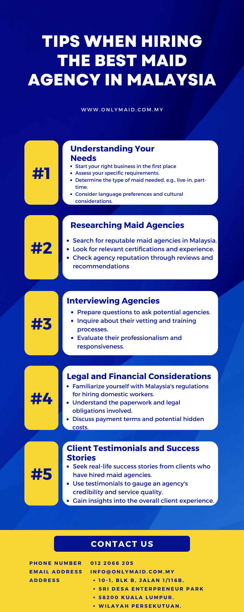 Tips When Hiring the Best Maid Agency in Malaysia